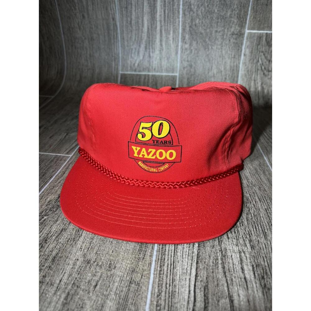 Vintage Yazoo Snapback Trucker Hat  ** Yazoo Manufacturing 50 Years